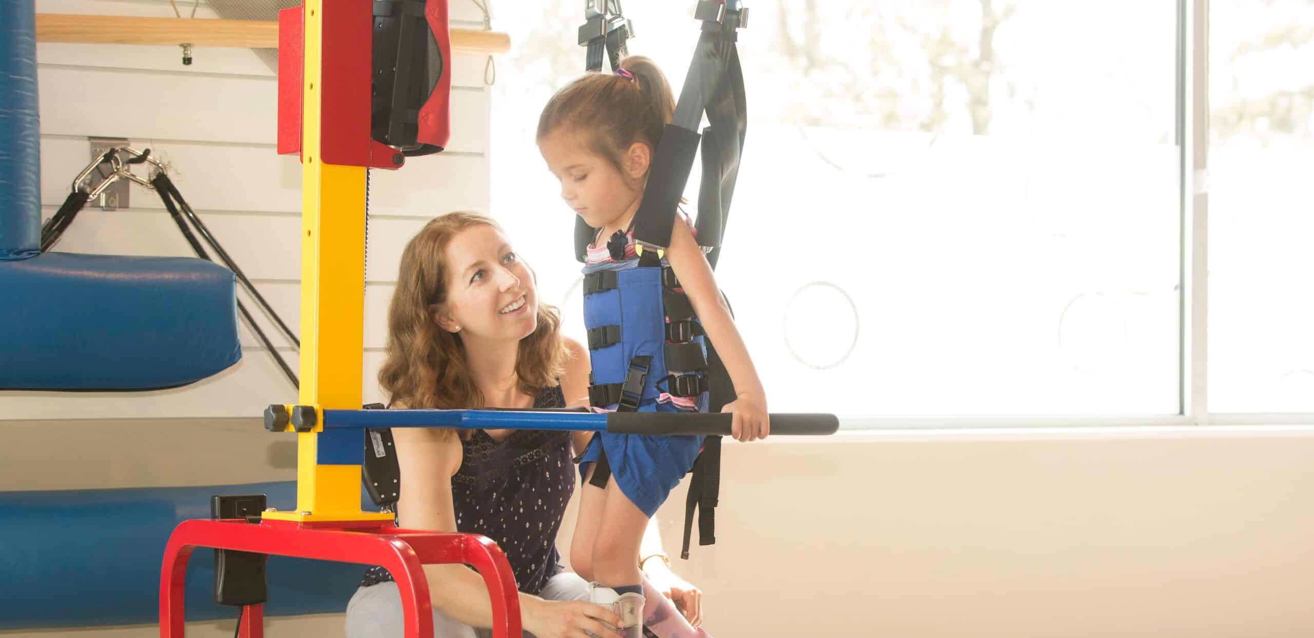Child with physical developmental disability